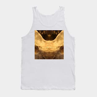 Egypt pyramid God figure - Squared Tank Top